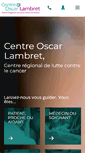 Mobile Screenshot of centreoscarlambret.fr